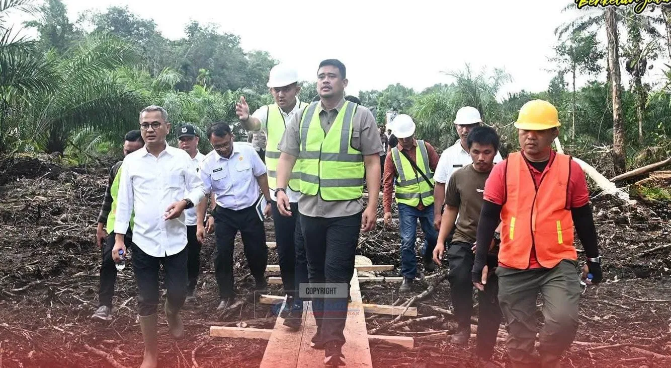 Gubsu Bersama Bupati Tinjau Lokasi Rencana Relokasi SMK Negeri 1 Gido