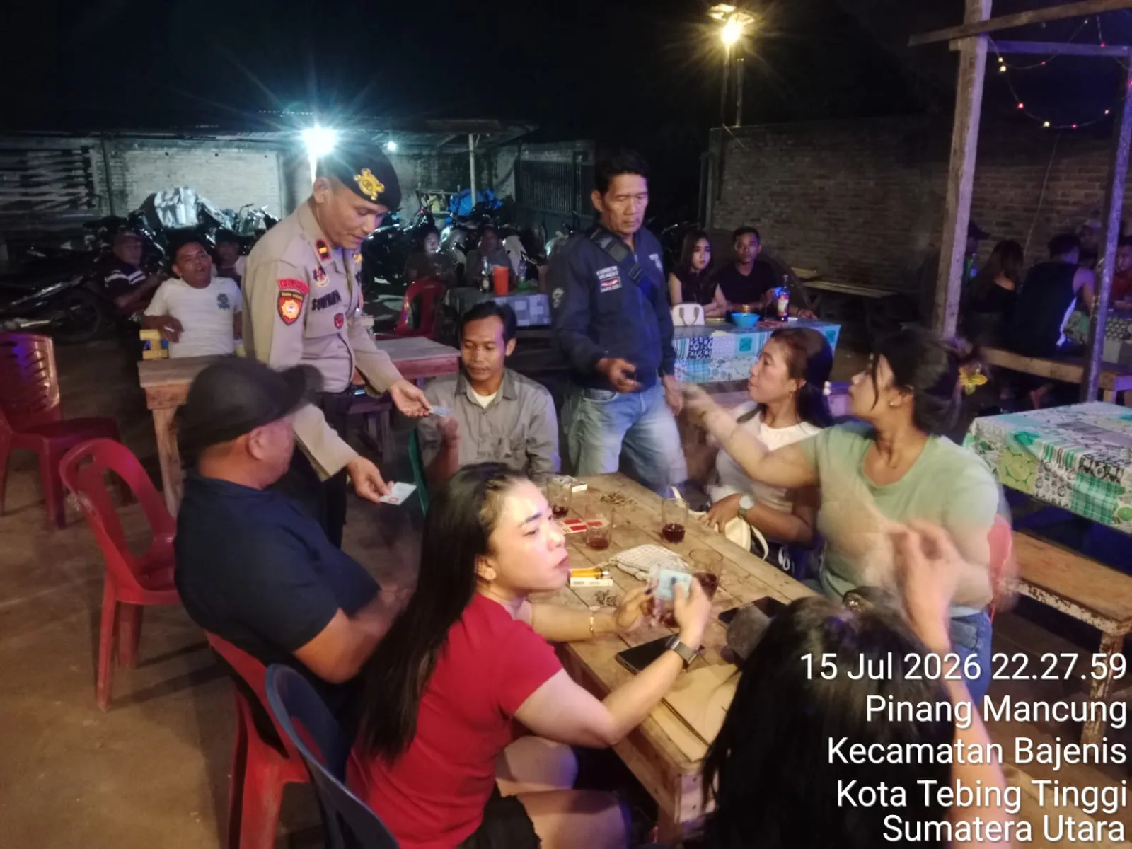 Polsek Rambutan Pastikan Kamtibmas Aman Dan Terkendali
