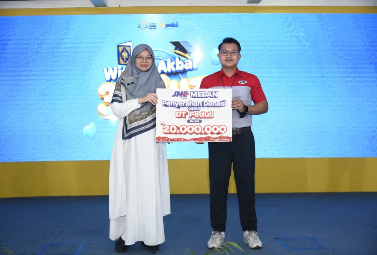 JNE Medan Salurkan Zakat Total Rp200 Juta Kepada 11 Lembaga Sosial
