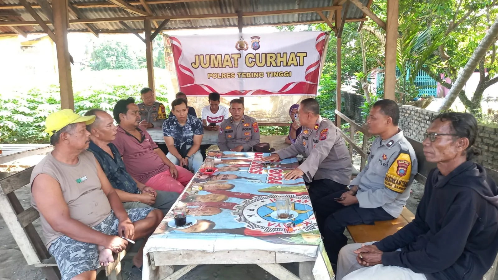 Polres Tebingtinggi Giat "Jumat Curhat" Tampung Aspirasi Masyarakat