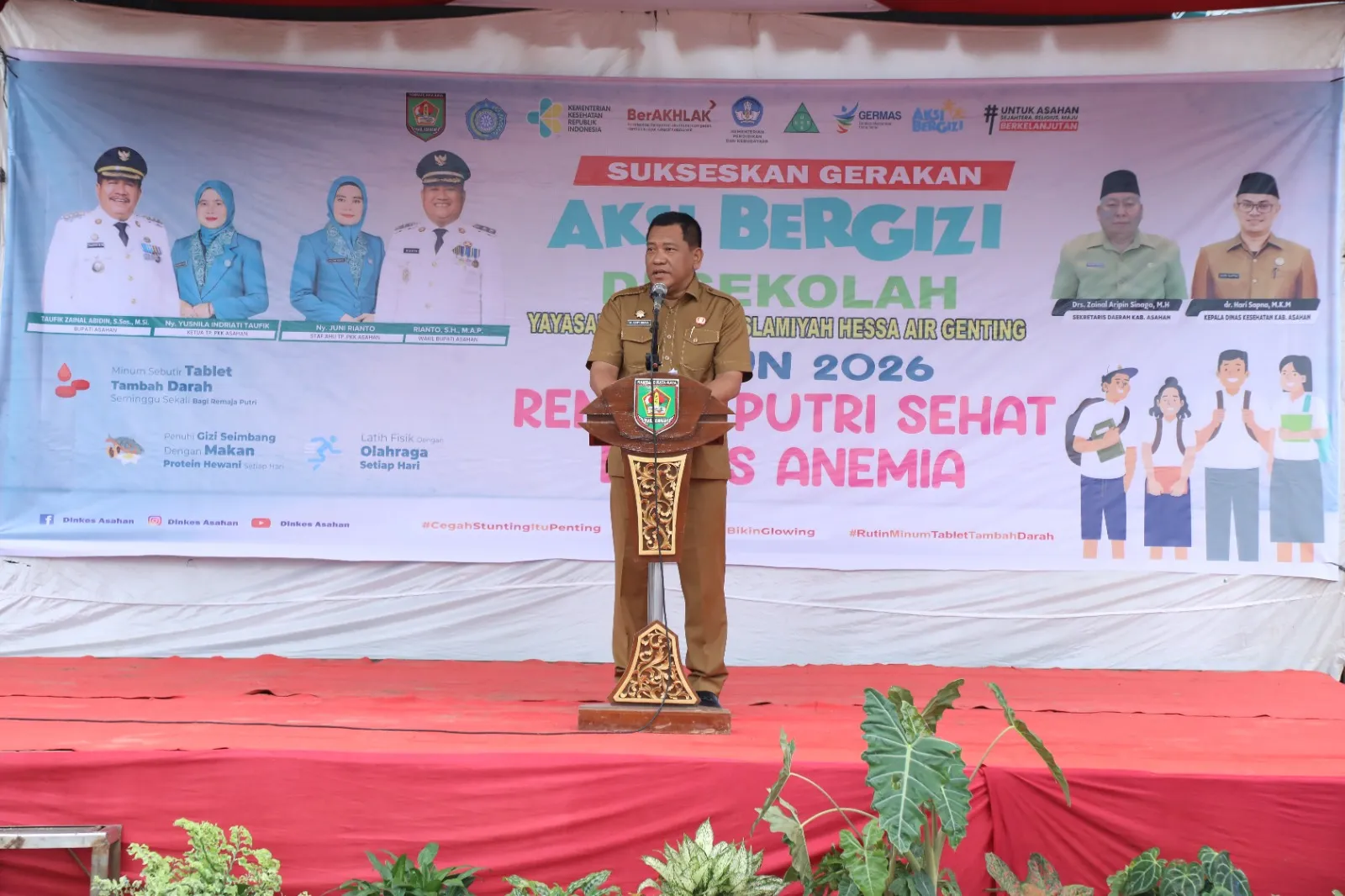 Pemkab Asahan Gelar Gerakan Aksi Bergizi Di Sekolah