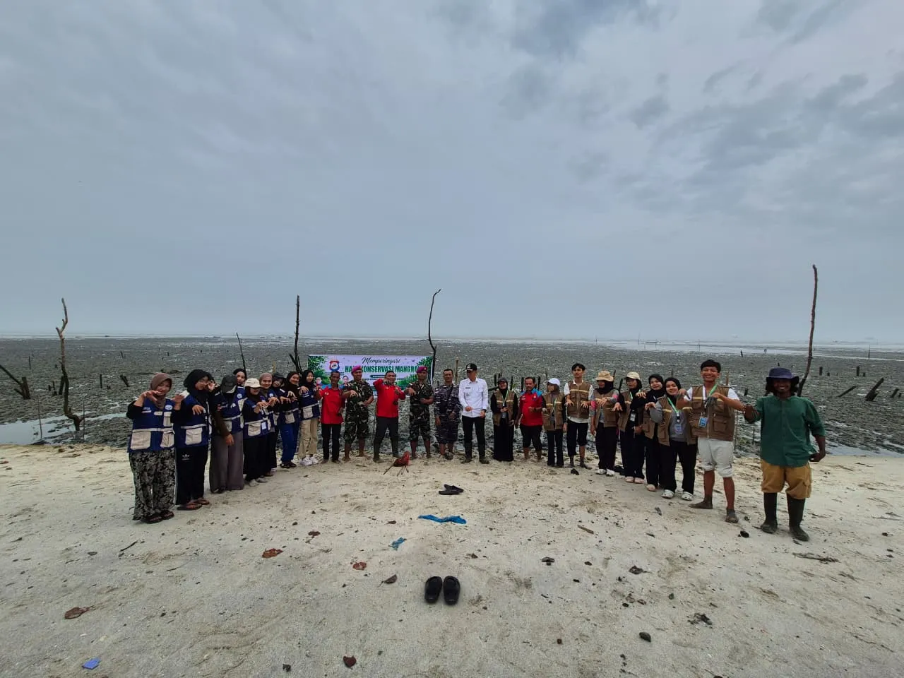 DPD AJH Sergai Tanam 1.000 Bibit Mangrove Di Bagan Kuala
