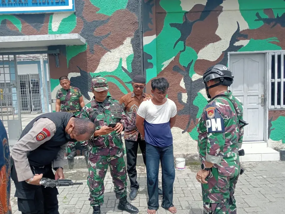 Tim Gabunagan Tangkap Begal Sadis dan Menyita Senapan Angin Rakitan Di Belawan