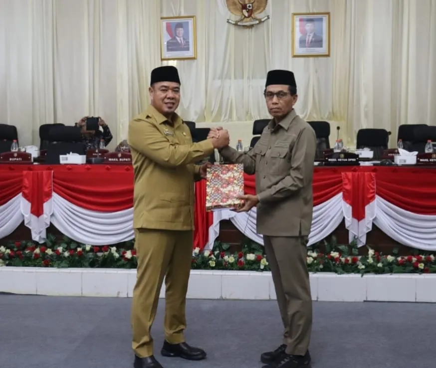 Paripurna DPRD Wabup Batubara Sampaikan Rancangan KUA-PPAS 2027