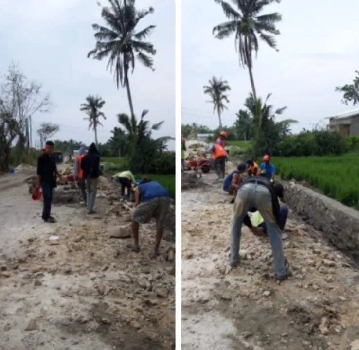 Proyek Turap Pangkalan Dodek Dibatubara Tuai Sorotan Masyarakat