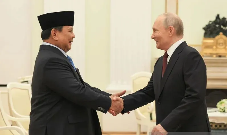 Putin Sampaikan Ucapan HUT RI ke--81 Kepada Presiden Prabowo