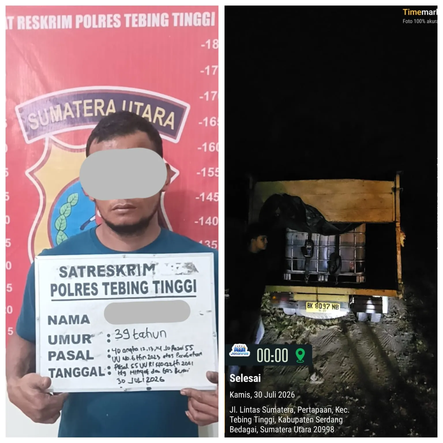 Diduga Salahgunakan BBM Subsidi, Seorang Pria Diamankan Polres Tebing Tinggi