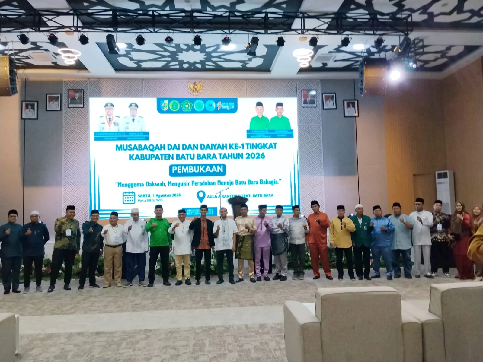 Cetak Generasi Dakwah Berkemajuan, Pemkab Batu Bara Gelar Musabaqah Dai-Daiyah I Tahun 2026