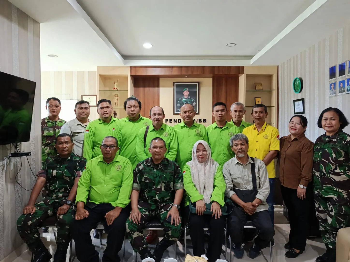 Kapendam I/BB Terima Audiensi Forum Wartawan Tri Matra, Tekankan Profesionalisme dan Independensi Pers