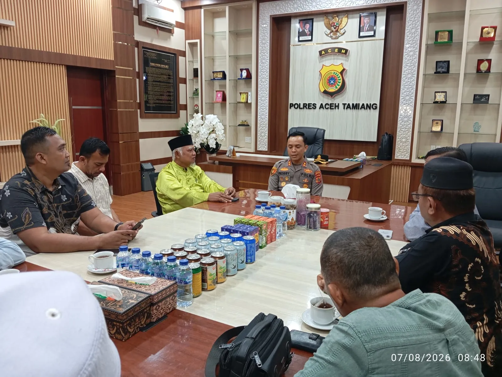 MPD Aceh Tamiang Audiensi dengan Kapolres, Bahas Literasi Al-Qur'an hingga Pencegahan Narkoba
