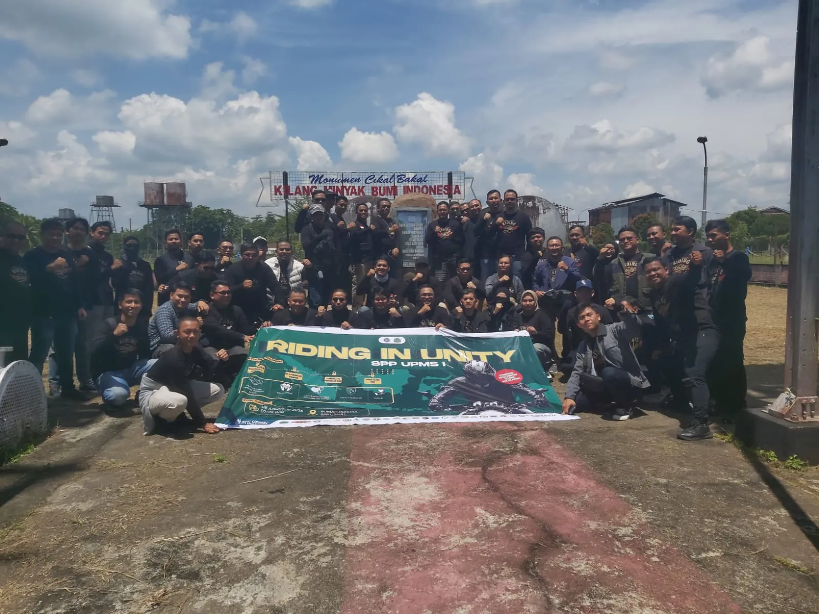 Riding In Unity SPP UPMS I Sambangi Kilang Bersejarah di Pangkalan Brandan