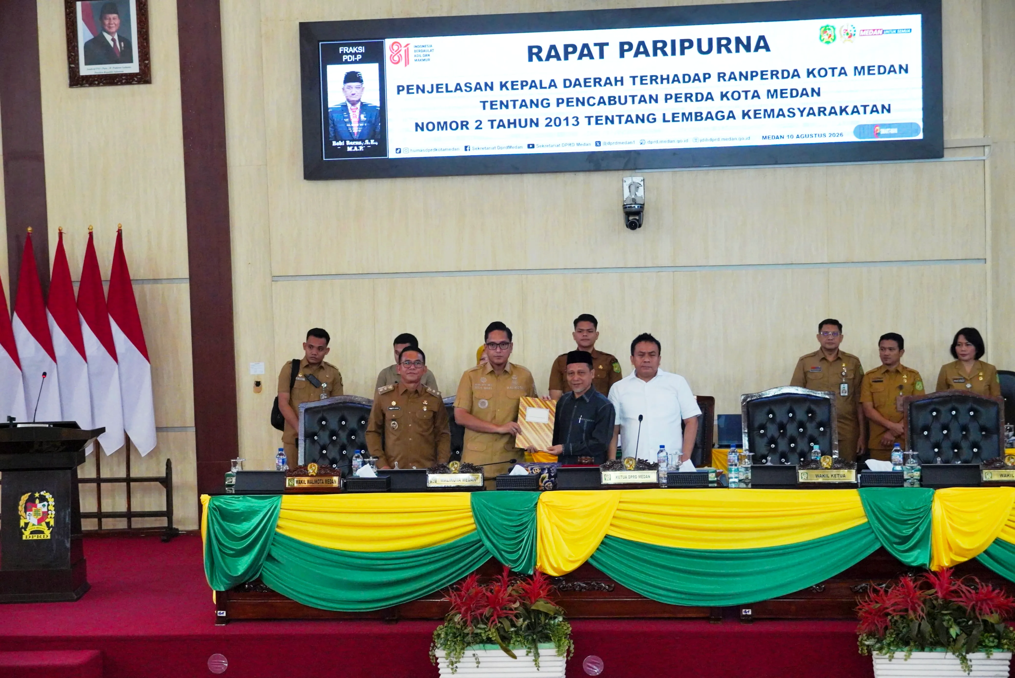 Hapus Regulasi Usang, Pemko Medan Ajukan Cabut Perda Lembaga Kemasyarakatan Tahun 2013