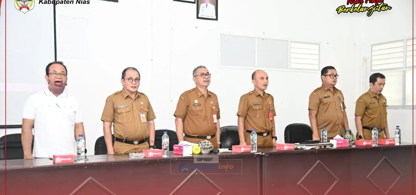 Sekda Nias Pimpin Rapat Forum Penataan Ruang, Bahas Permohonan PKKPR Berusaha dan Non-Berusaha