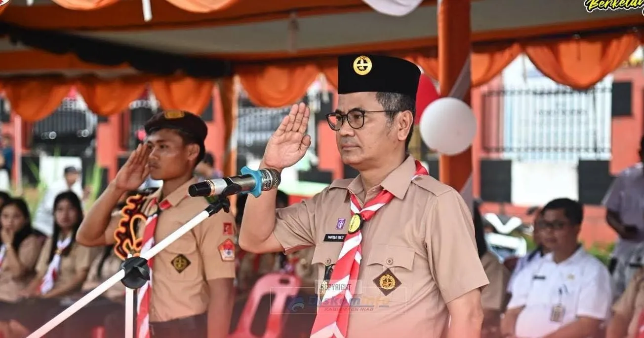 Peringati Hari Pramuka ke-65, Bupati Nias Buka Kegiatan Perkemahan