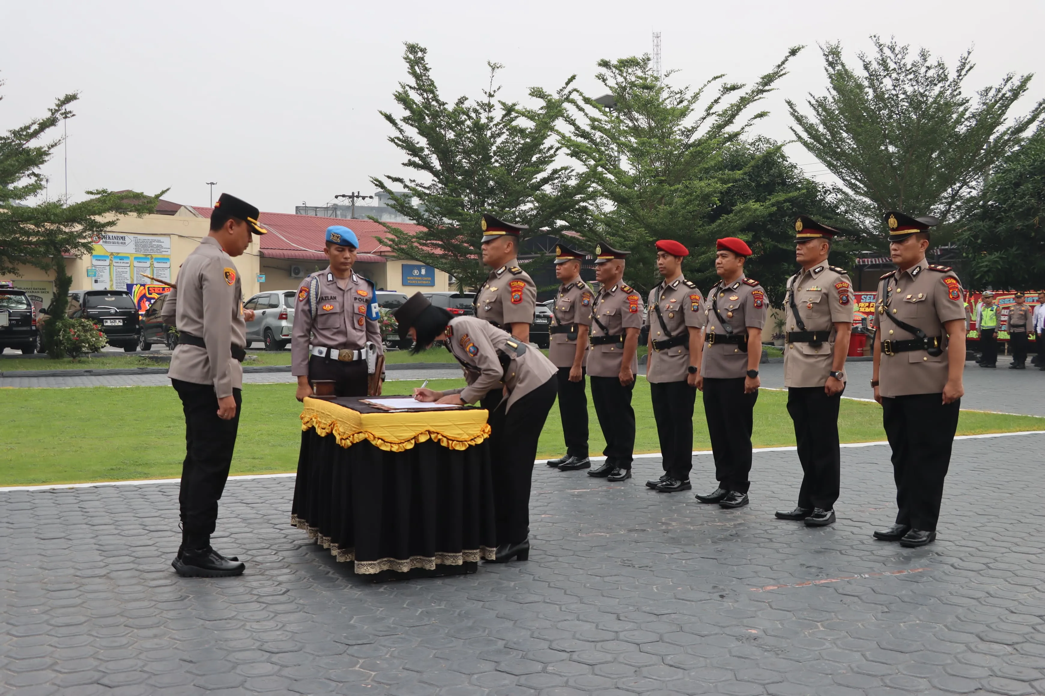 Empat Pejabat Utama Polres Batu Bara Diserahterimakan