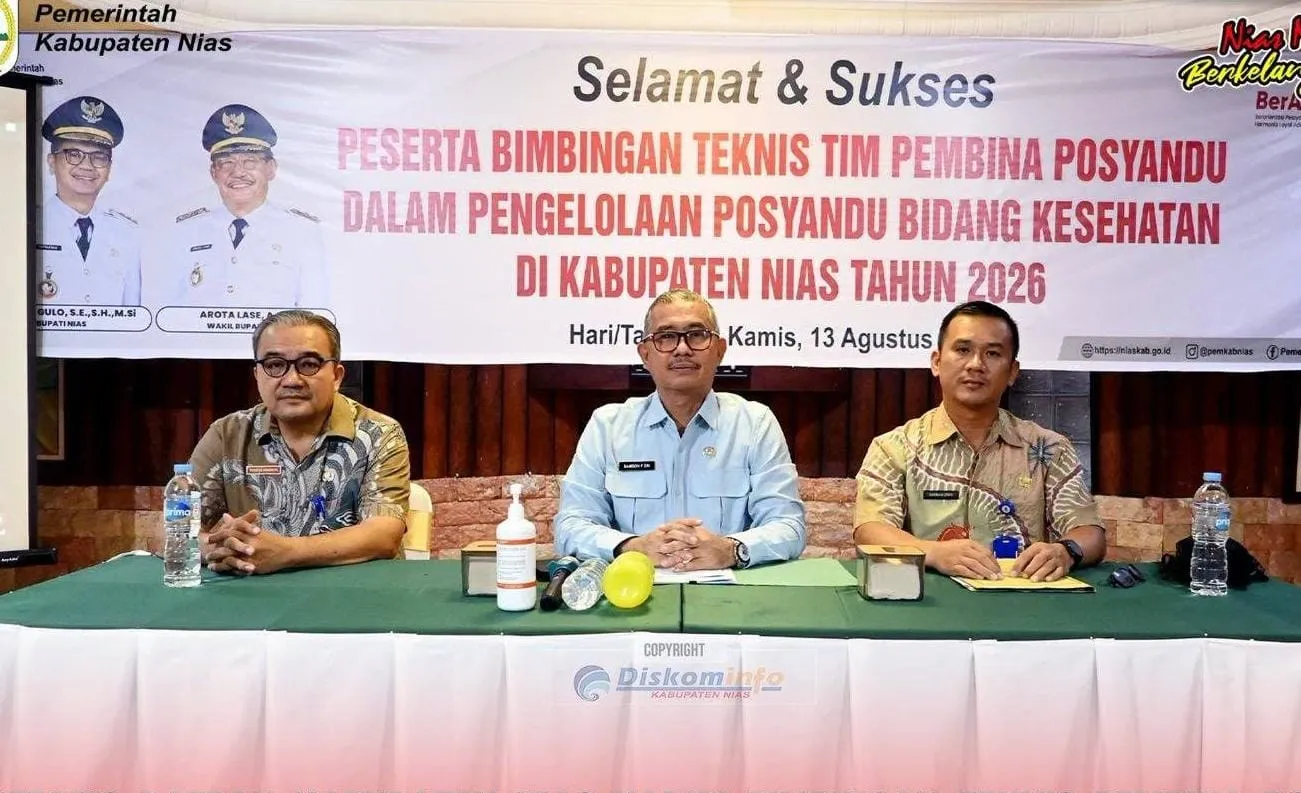 Buka Bimtek Tim Pembina, Sekda Nias Tekankan Sinergi Lintas Sektor Kuatkan Posyandu