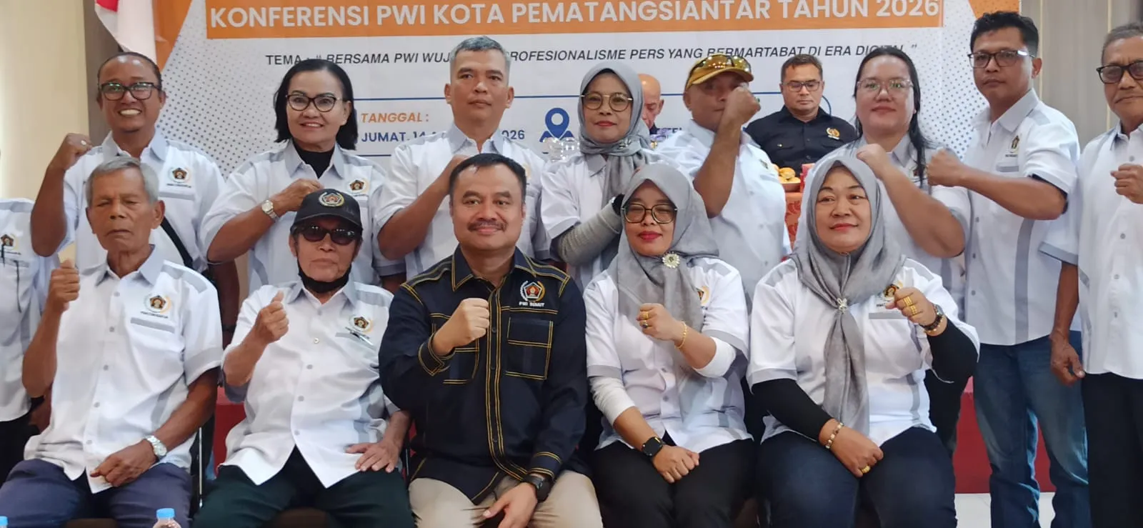 Menang Telak 16-2, Rahayu Resmi Nahkodai PWI Pematangsiantar 3 Tahun Kedepan