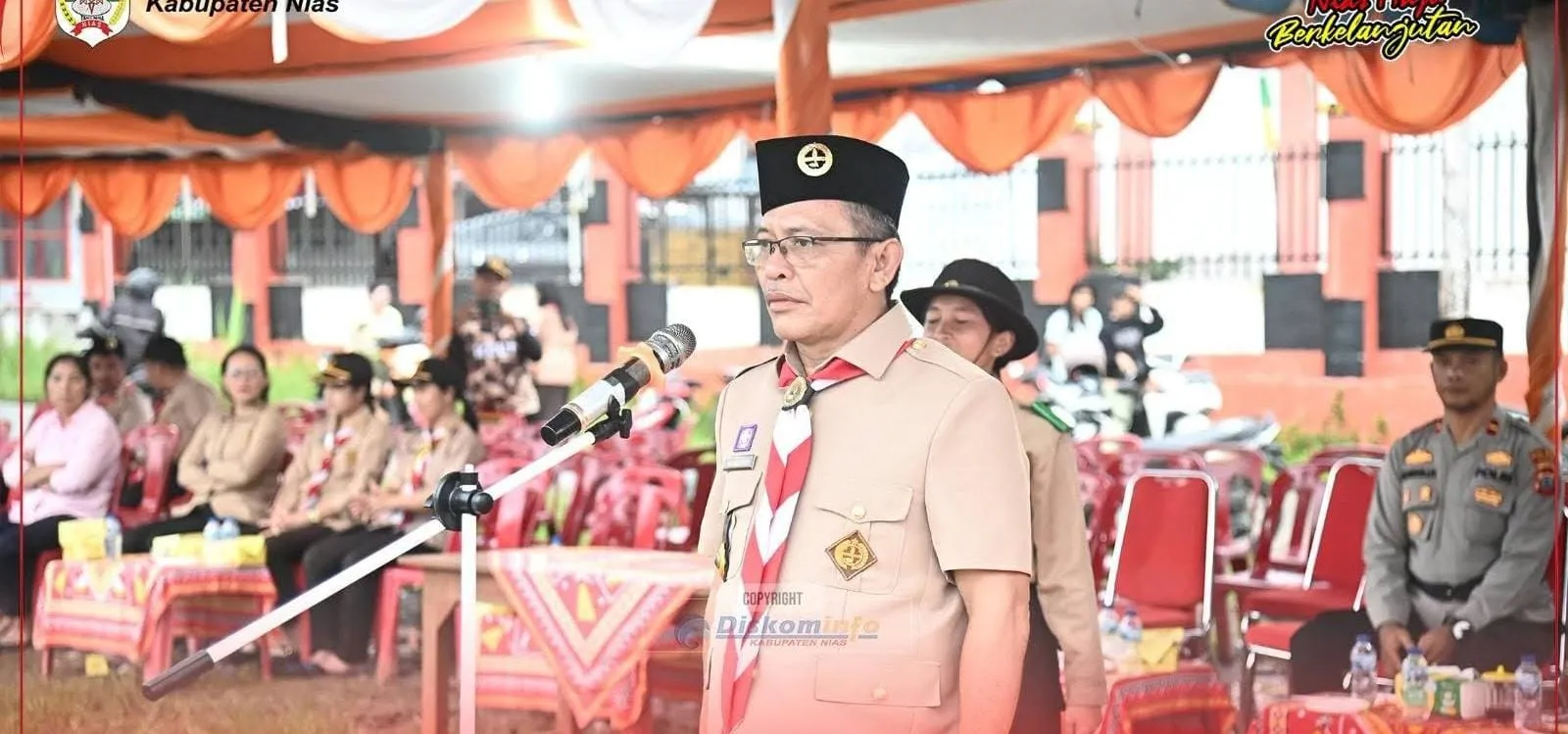 Kwarcab Nias Tutup Perkemahan Hari Pramuka ke-65, Tekankan Pembentukan Karakter Generasi Muda
