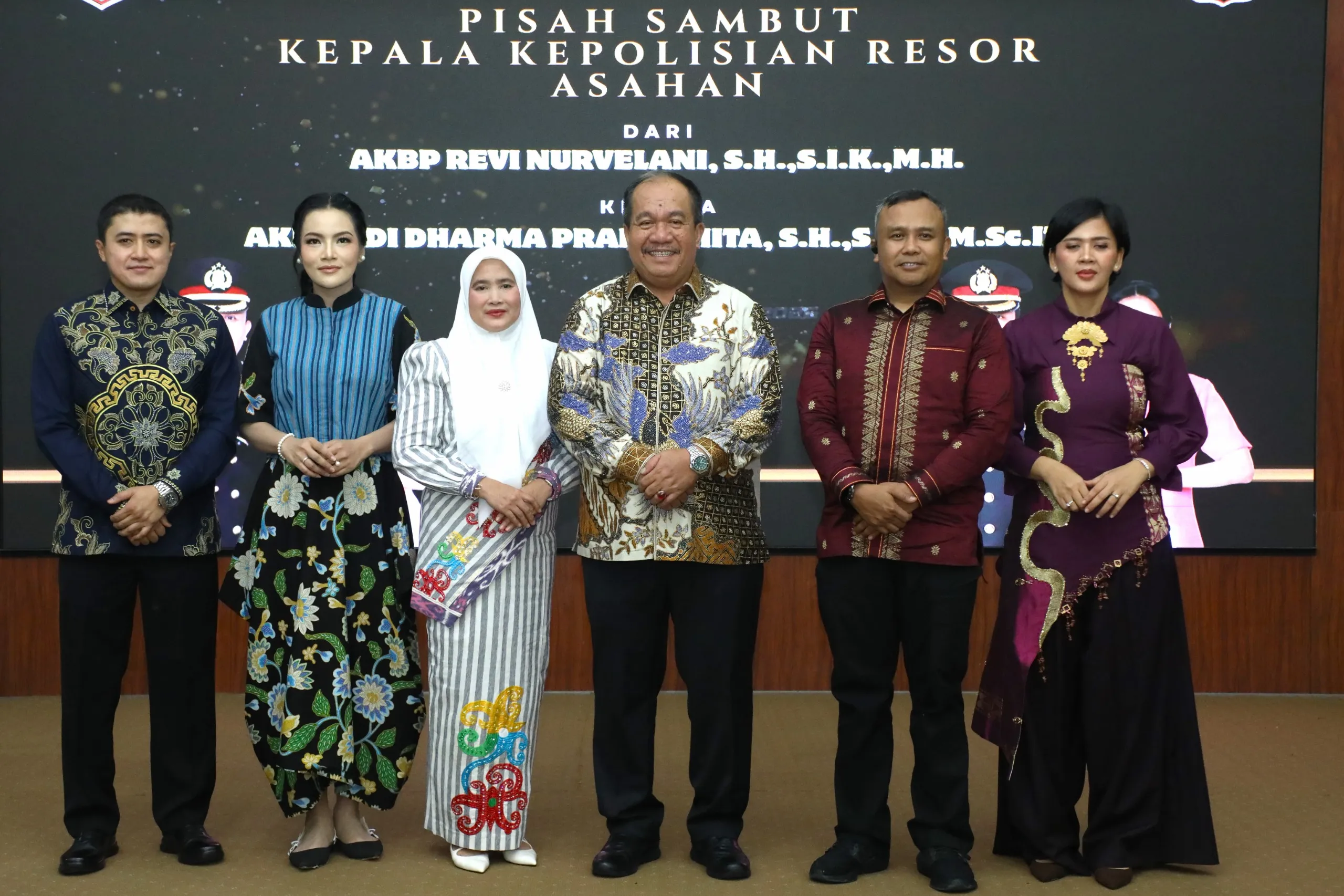 Bupati Asahan Lepas AKBP Revi Nurvelani dan Sambut Kapolres Baru AKBP Adi Dharma