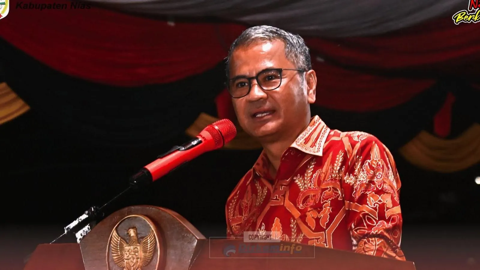 Pemkab Nias Gelar Ramah Tamah Usai Upacara, Bupati Tekankan Semangat Persatuan