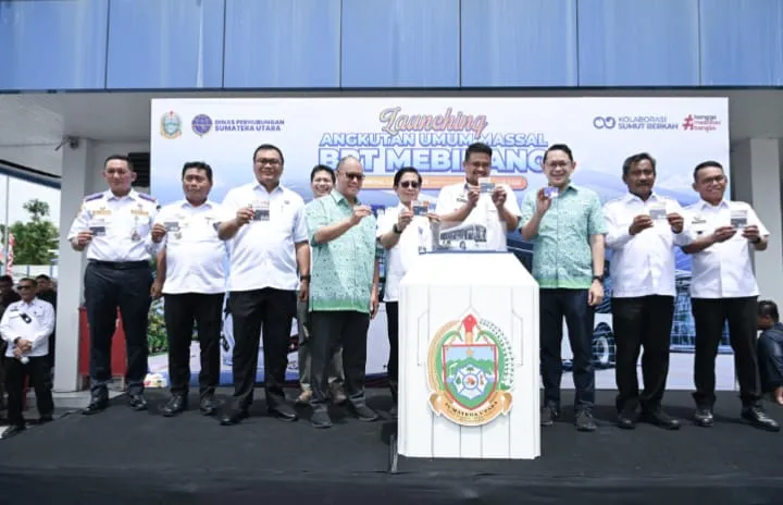 Bobby Nasution Resmikan BRT Mebidang, Transportasi Publik Medan-Binjai-Deliserdang