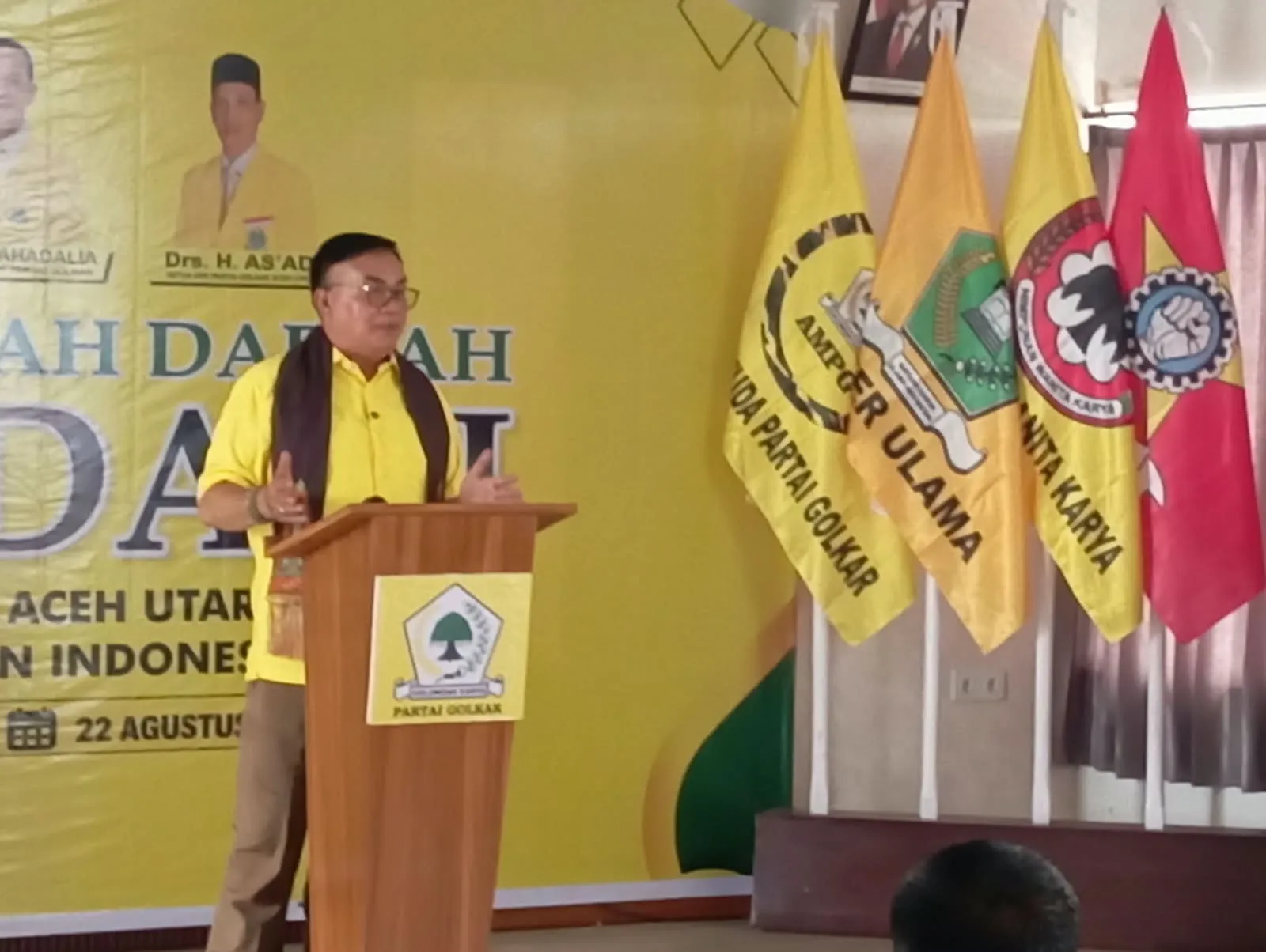 Musda XI Golkar Aceh Utara Berakhir Aklamasi, T.M. Isa Azis Terpilih Menjadi Ketua