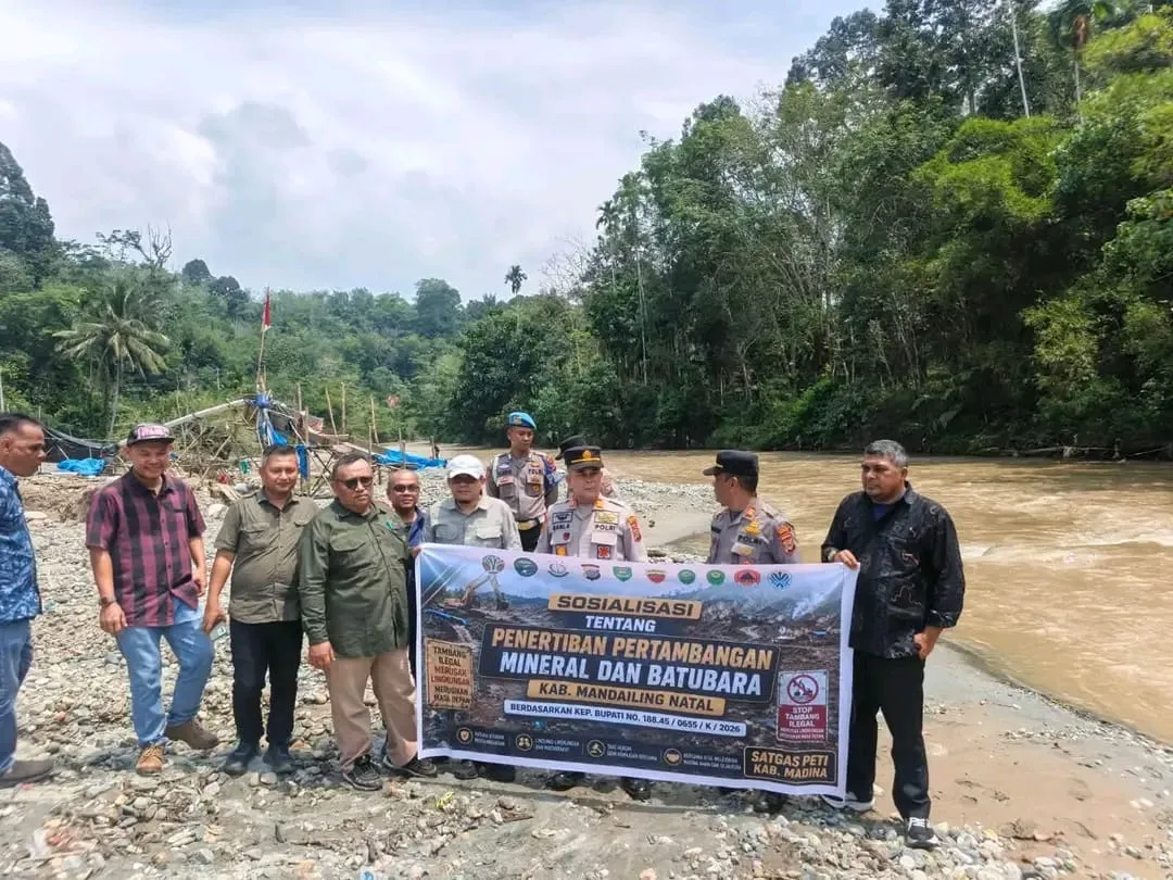 Subsatgas Preventif PETI Madina Gencarkan Sosialisasi di Daerah Aliran Sungai