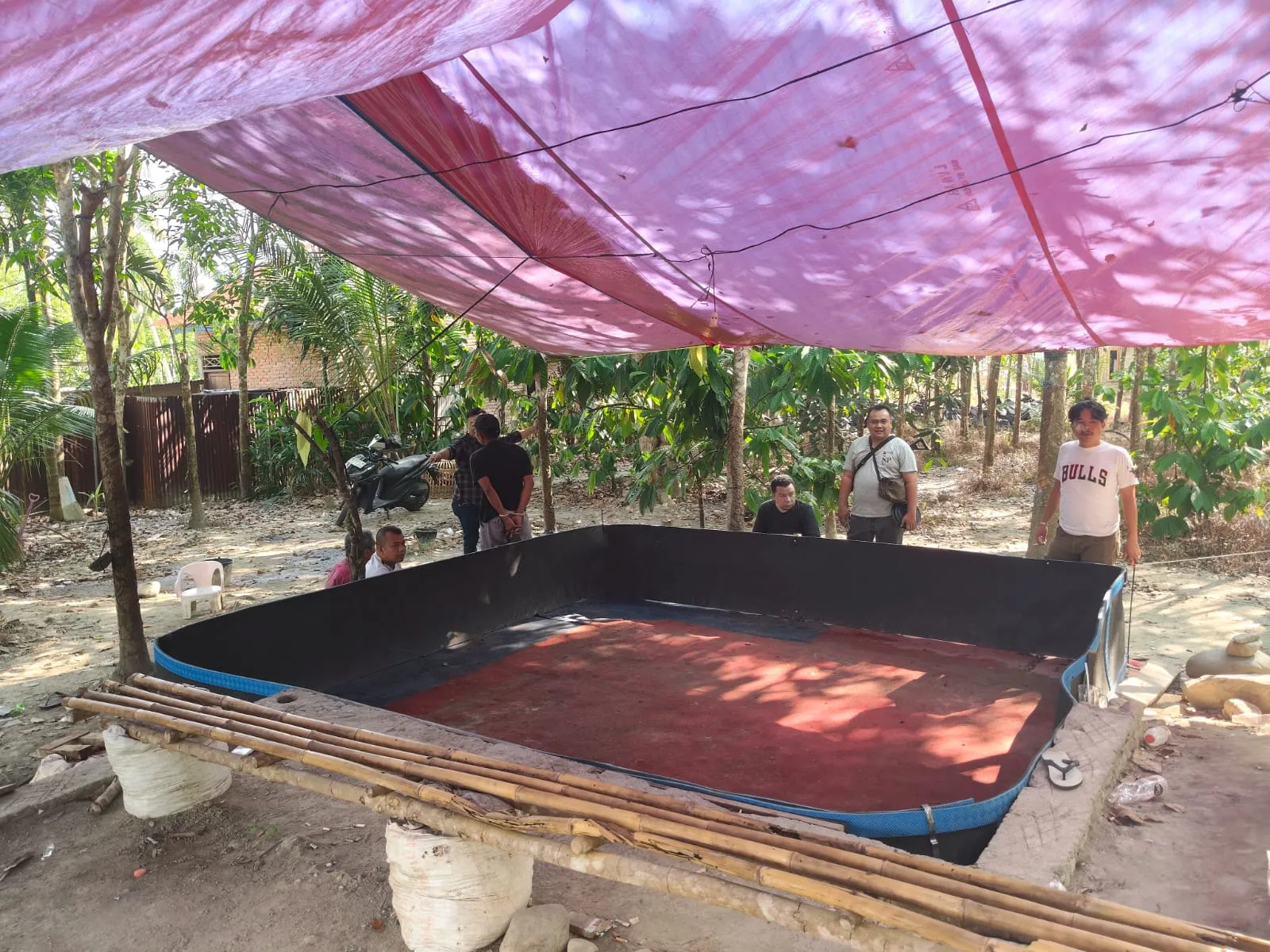 Polsek Panyabungan Gerebek Arena Judi Sabung Ayam, 3 Orang dan 19 Motor Diamankan