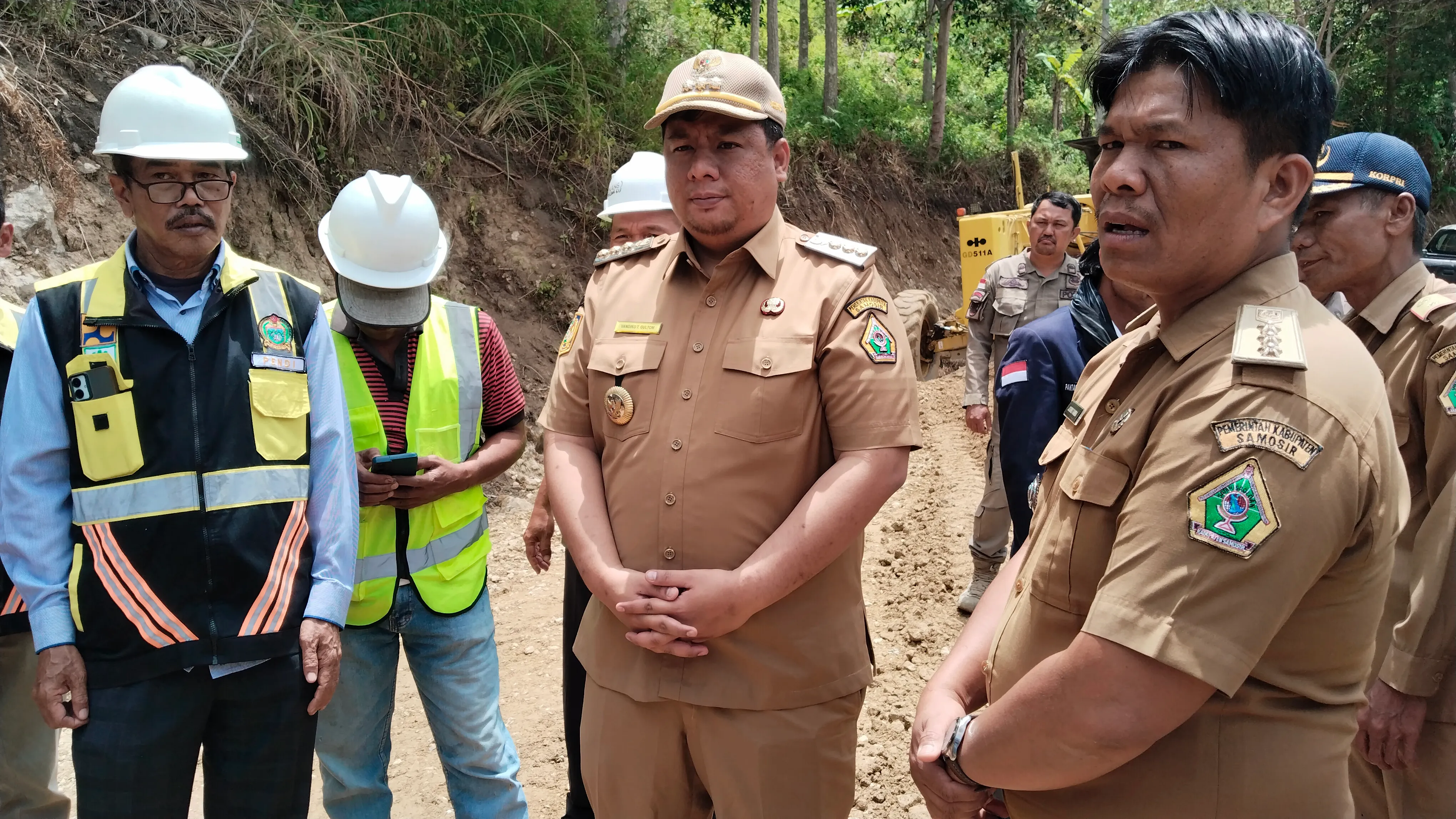 Anggaran Rp27,6 Miliar, Jalan Perbatasan Samosir-Humbahas Mulai Dibangun