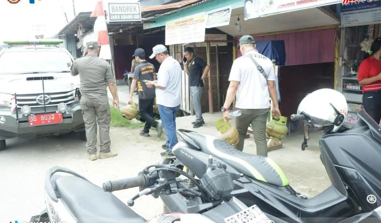 Pemko Gunungsitoli Amankan 25 Tabung LPG 3 Kg Saat Sidak Hari Kedua