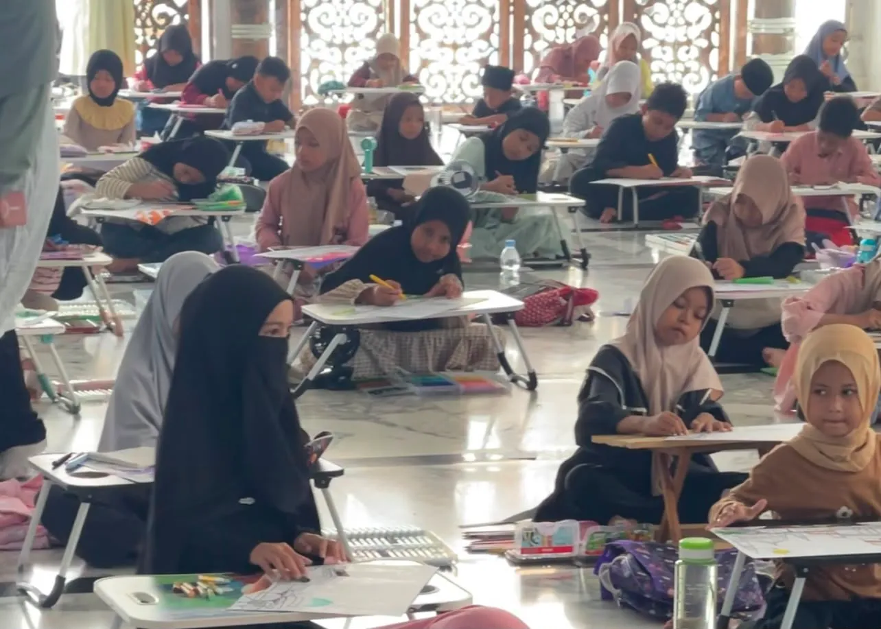 Semarak Maulid Nabi, 195 Anak Adu Kreativitas di Masjid Raya Baiturrahman Banda Aceh