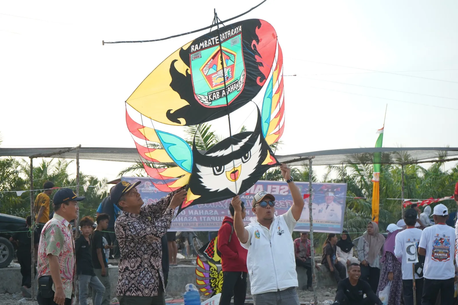 Wabup Asahan Buka Festival Layang-Layang di Silo Laut Perebutkan Piala Bupati