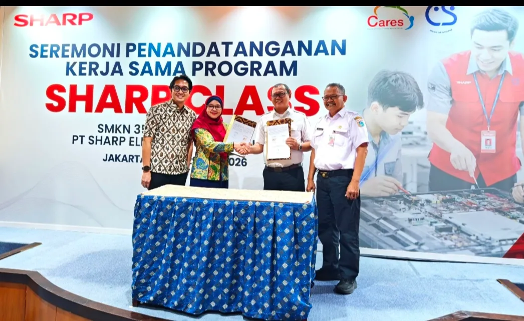 Sharp Indonesia Perluas Sharp Class, Dukung SDGs Dan Cetak SDM Siap Kerja