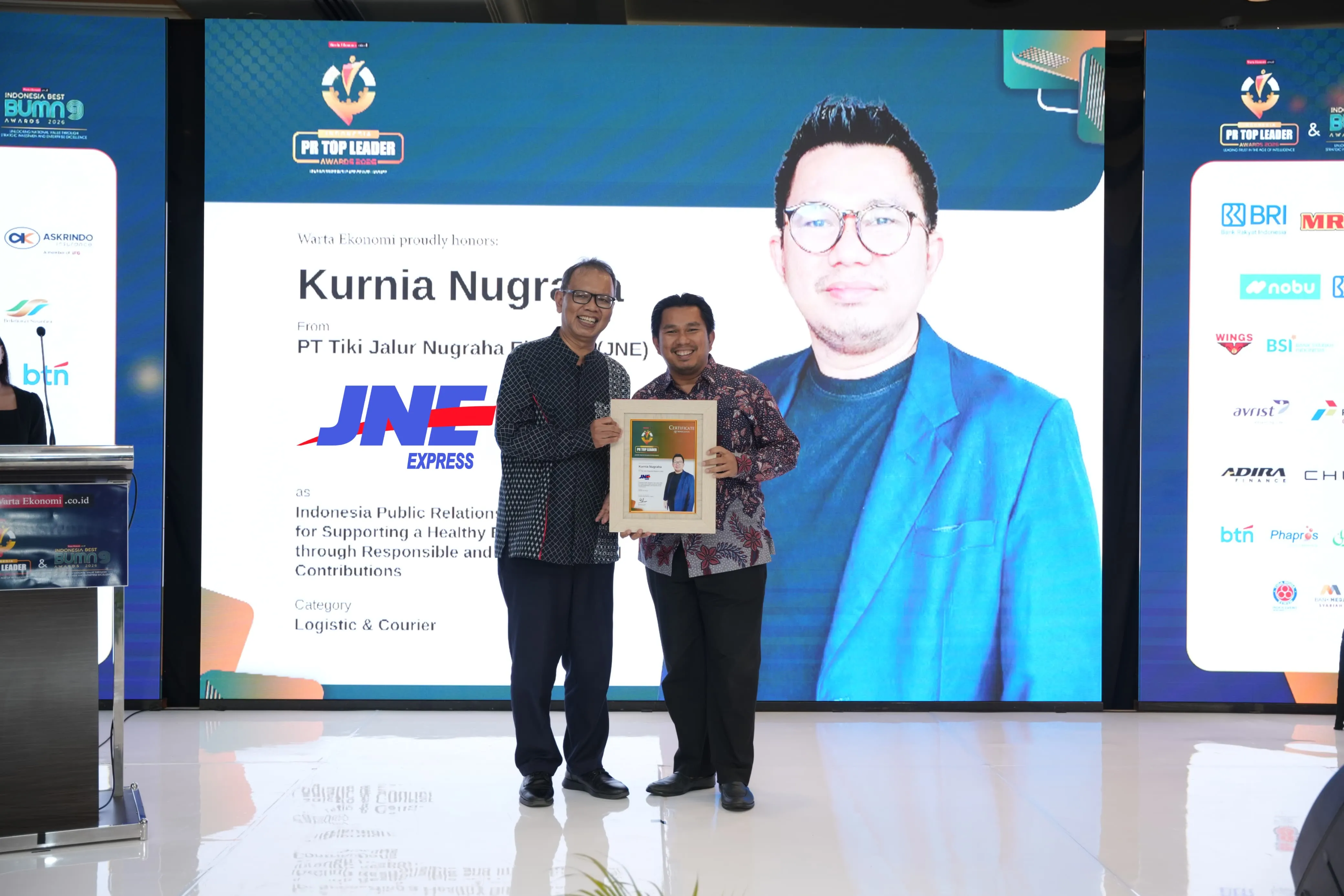 Kurnia Nugraha Raih Penghargaan Indonesia Public Relations Top Leader 2026