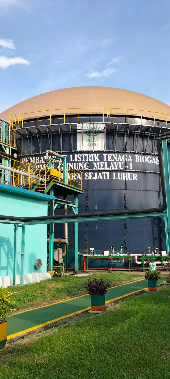 Dari Limbah Sawit, Asian Agri Buat Energi Bersih Pembangkit Listrik Biogas