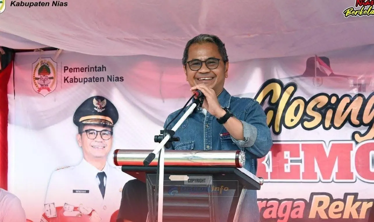 Bupati Nias Tutup Olahraga Kreasi