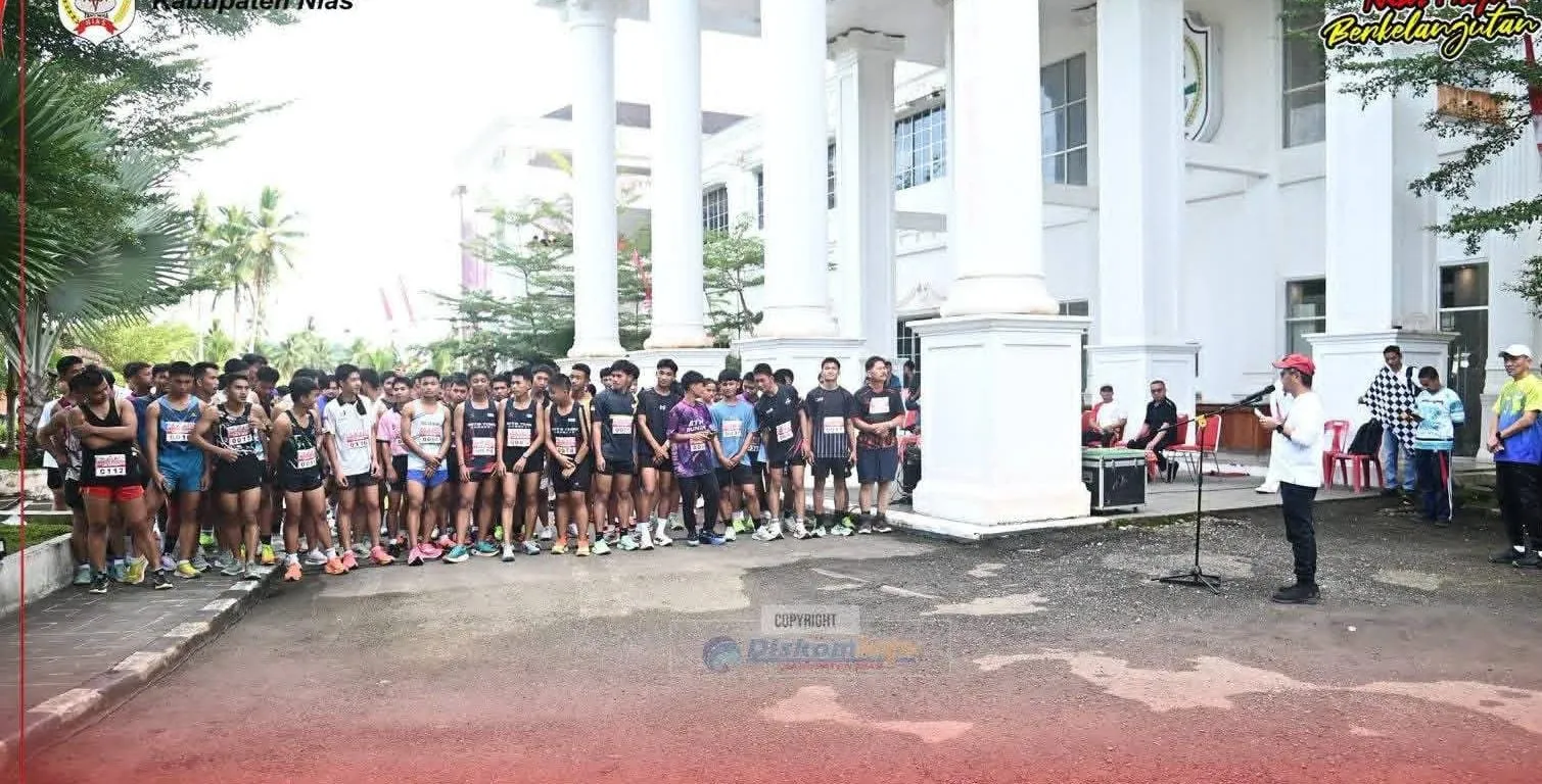 Bupati Nias Lepas Lomba Lari 5K "Nias Fagohi"