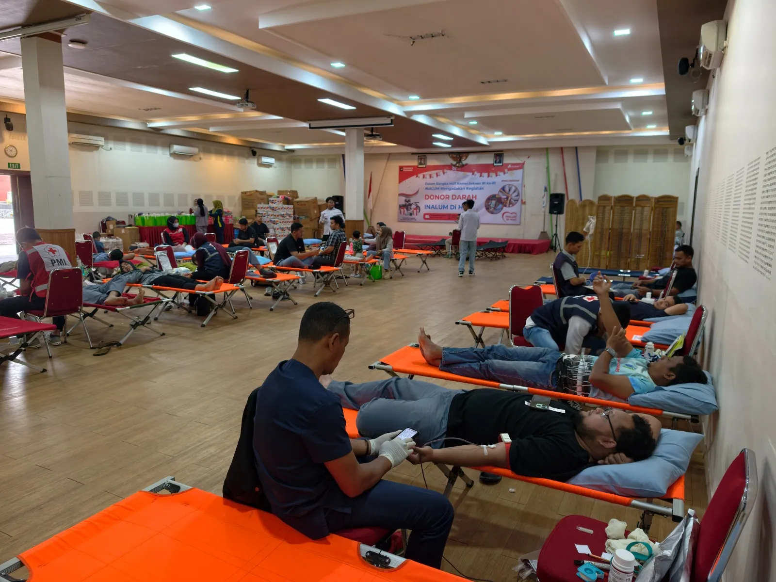 Sambut HUT Ke 81 RI Inalum Himpun 626 Kantong Darah