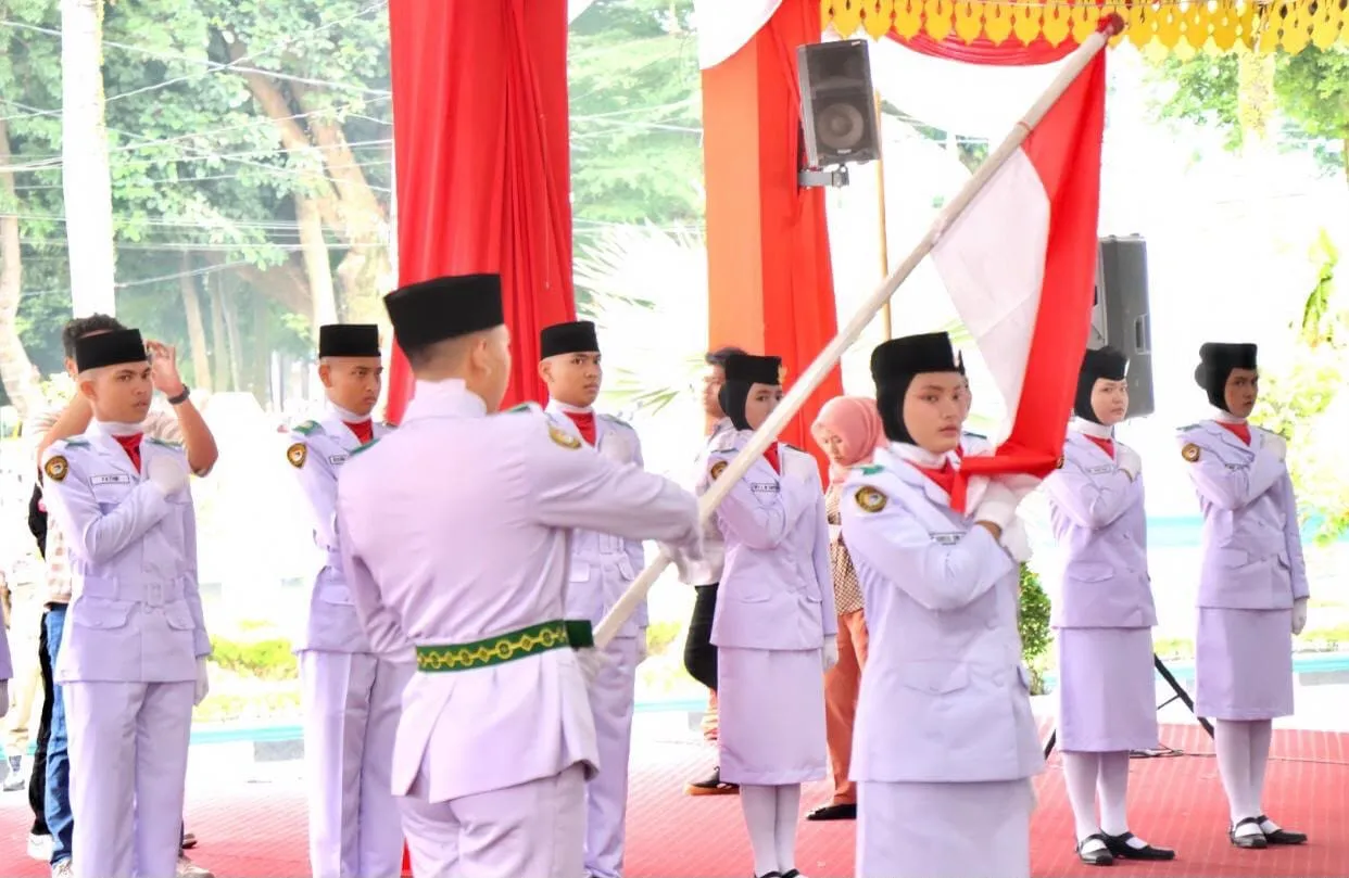 Wali Kota Binjai Kukuhkan 58 Anggota Paskibraka