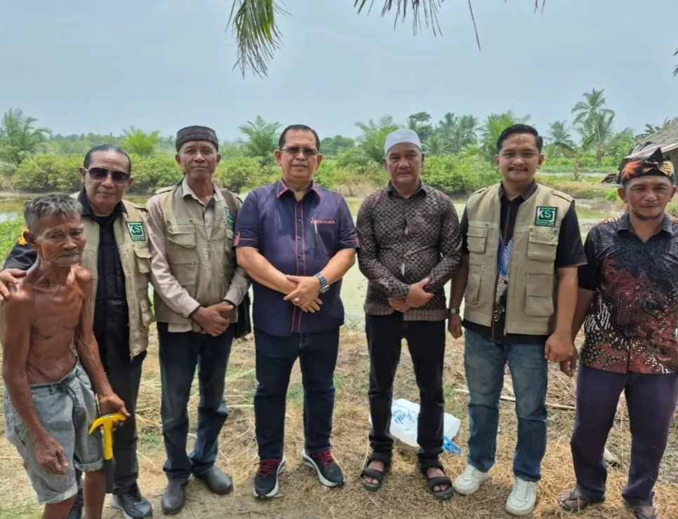 KSJ Bangun Rumah Lansia Korban Angin Puting Beliung Di Batubara