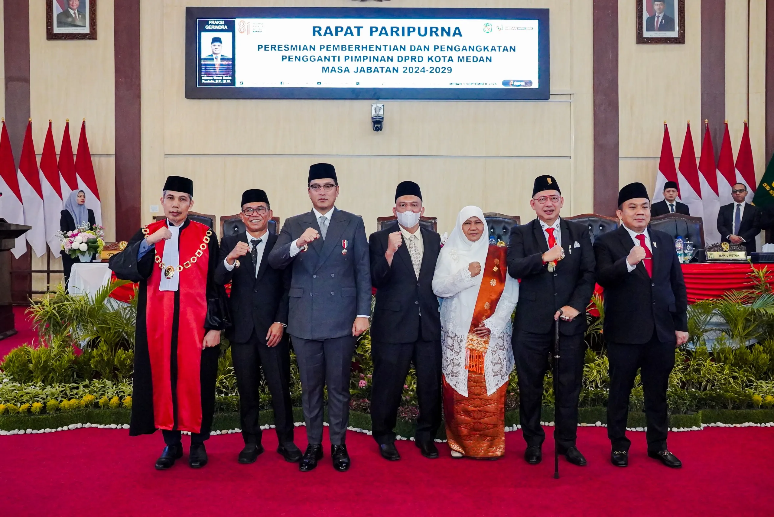 Sri Rezeki Resmi Jabat Wakil Ketua DPRD Medan Gantikan Rajudin Sagala