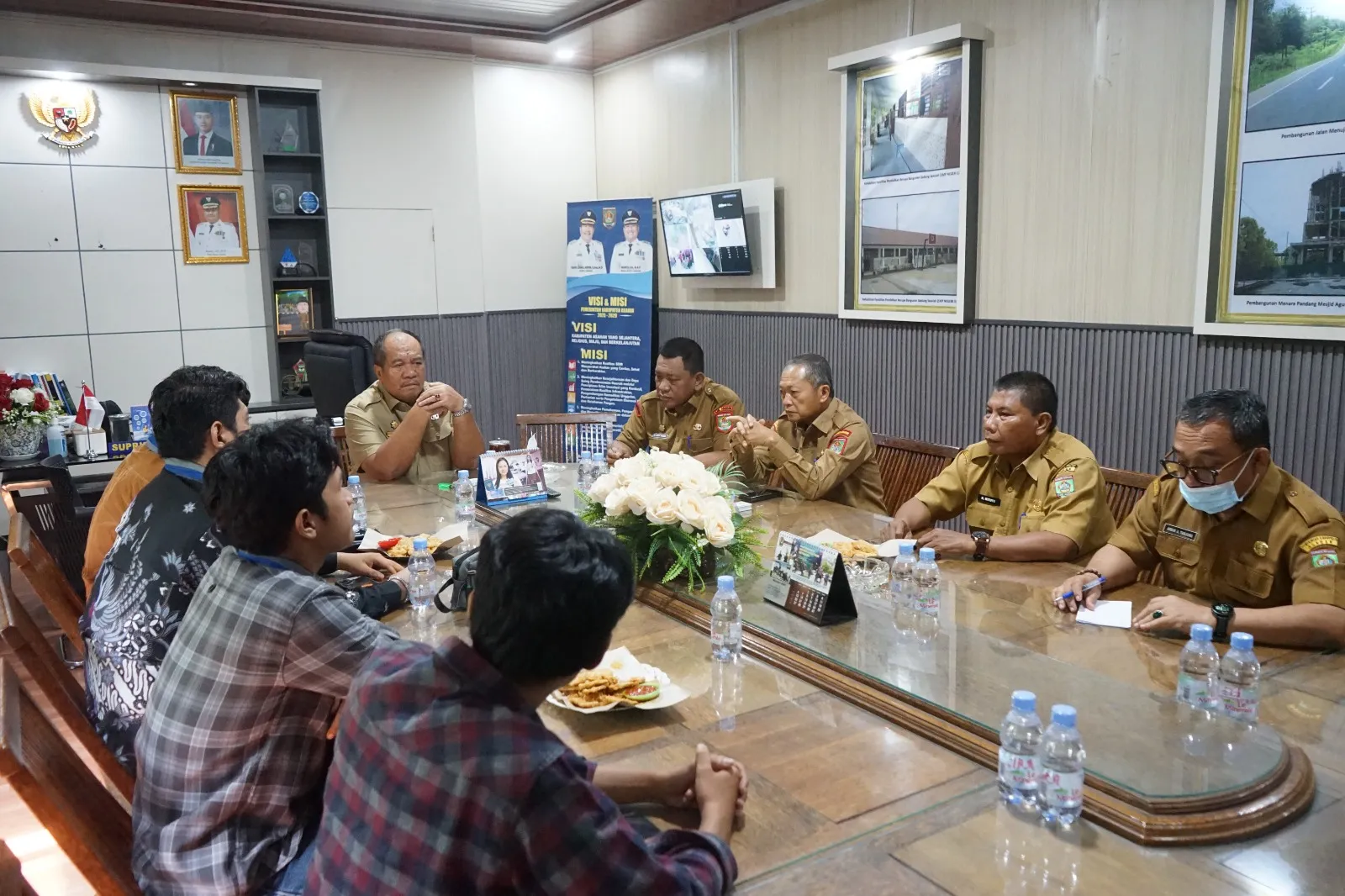 Terima Audiensi GMKI, Bupati Asahan Terbuka untuk Bersinergi