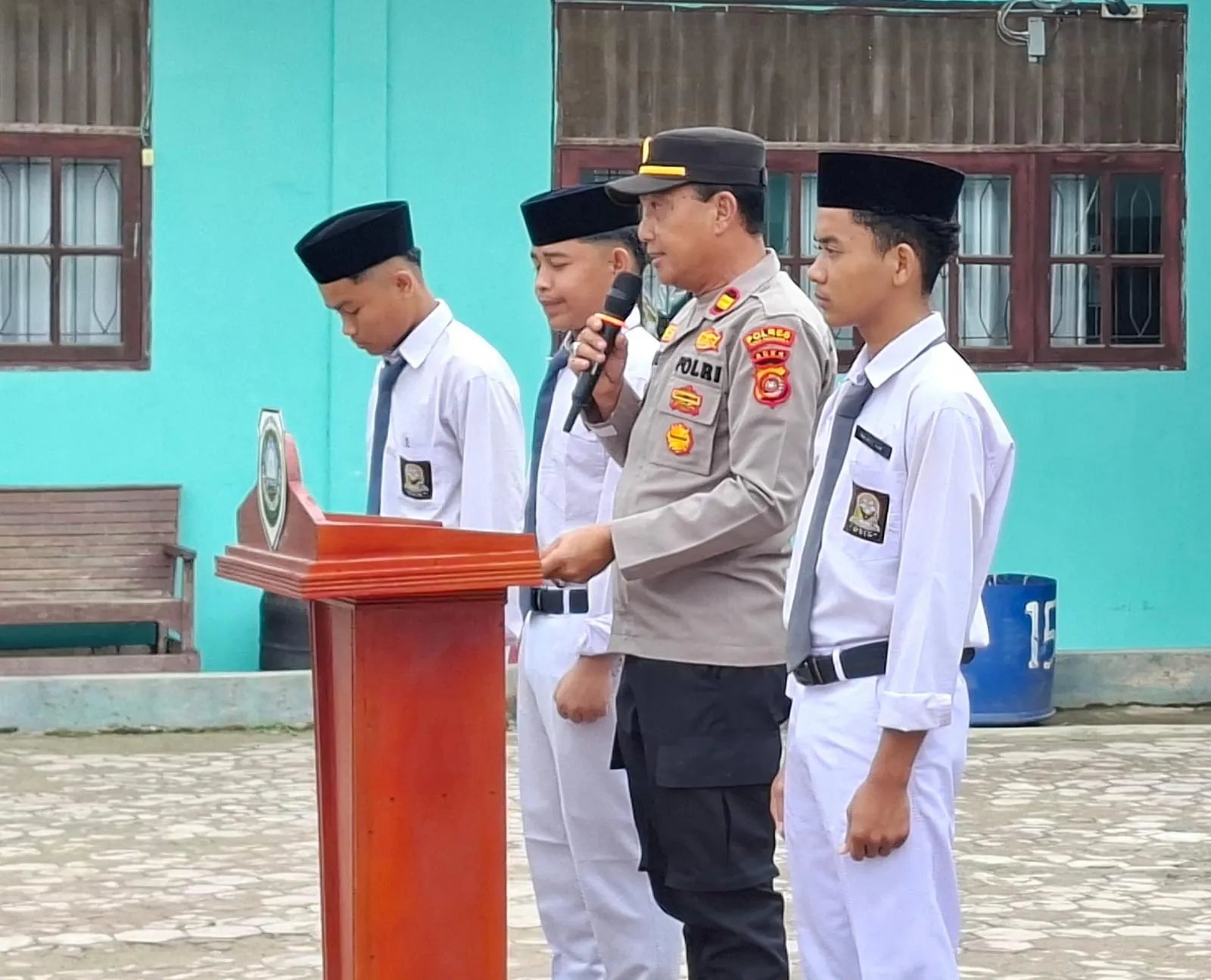Kapolsek Bambel Imbau Siswa Jauhi Knalpot Brong dan Bullying