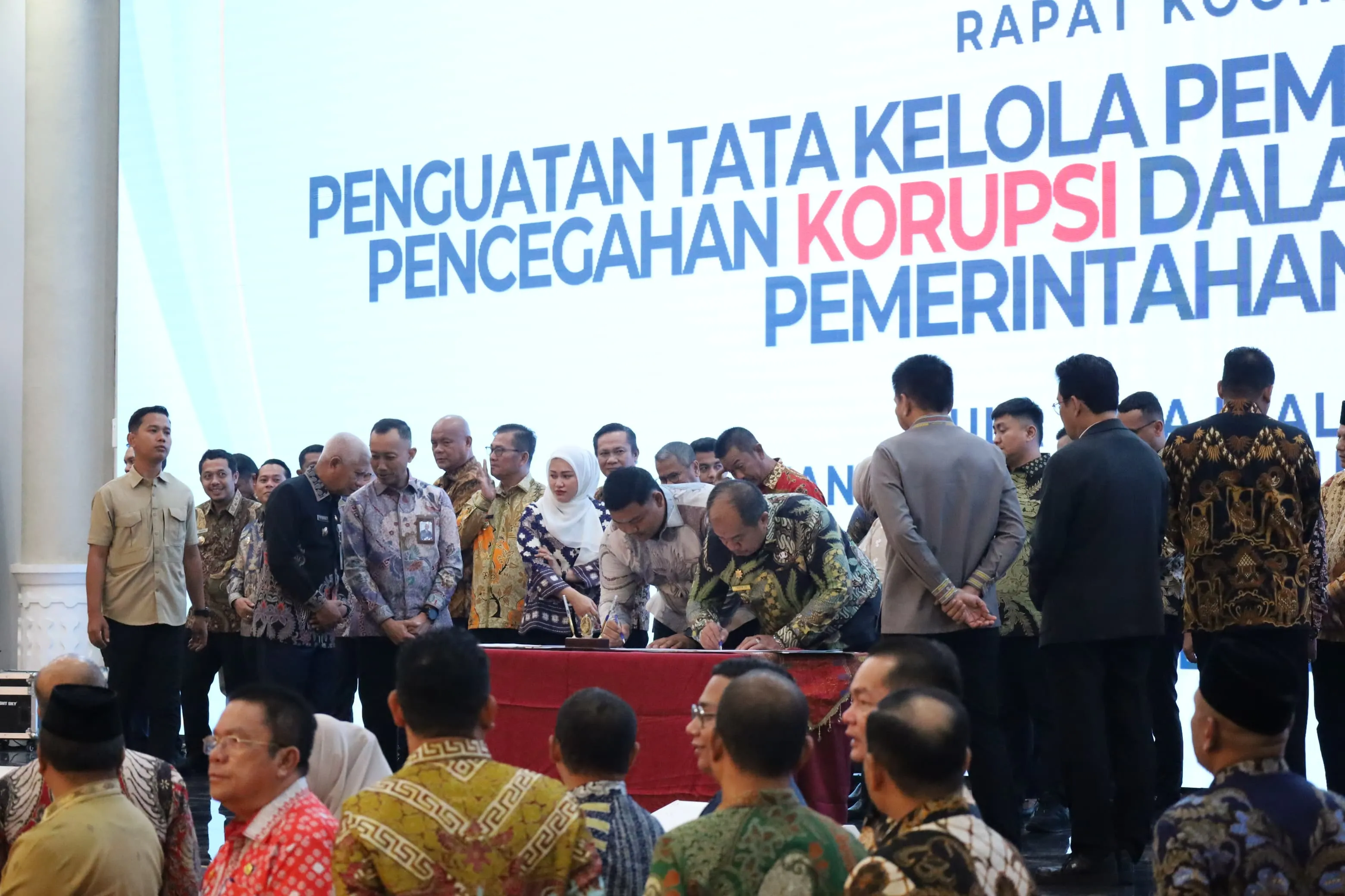 Bupati Asahan Teken Komitmen Bersama Pencegahan Korupsi