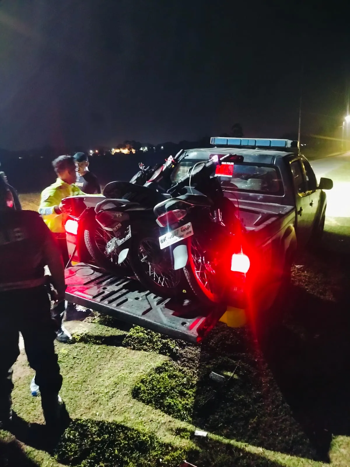 Cegah Balap Liar, Polres Batu Bara Amankan 7 Pemuda dan 7 Sepeda Motor
