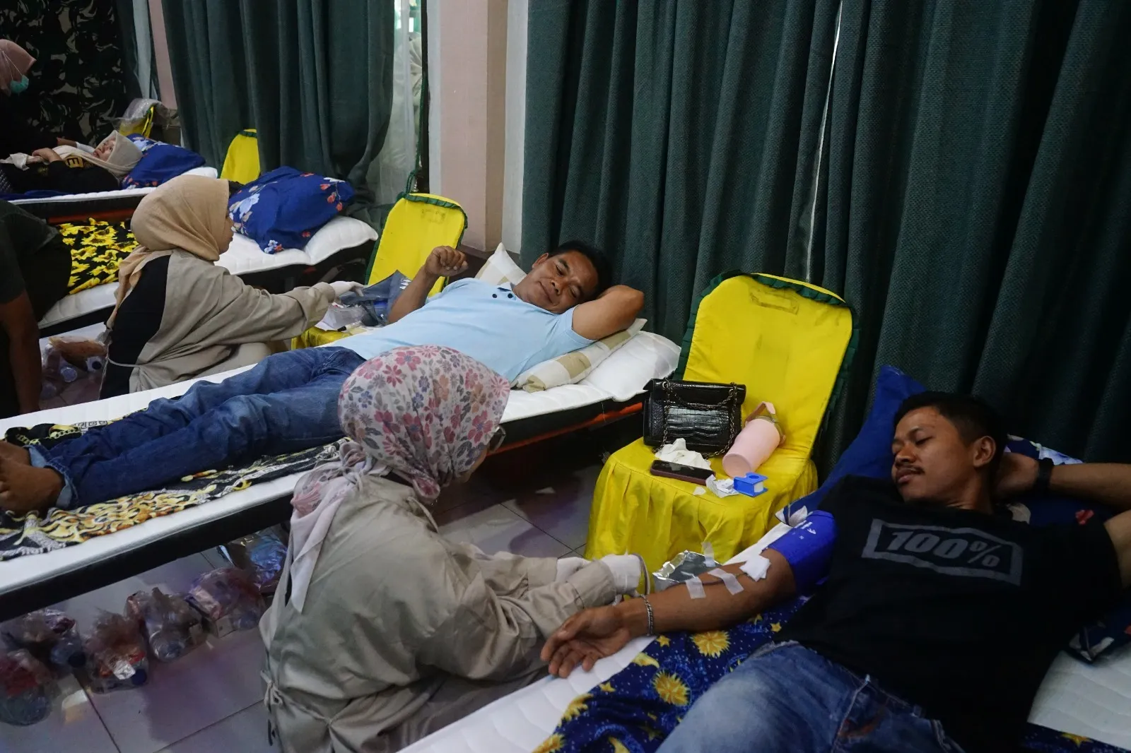 Peringati HUT ke-81 TNI, Kodim 0117/Aceh Tamiang Gelar Aksi Donor Darah