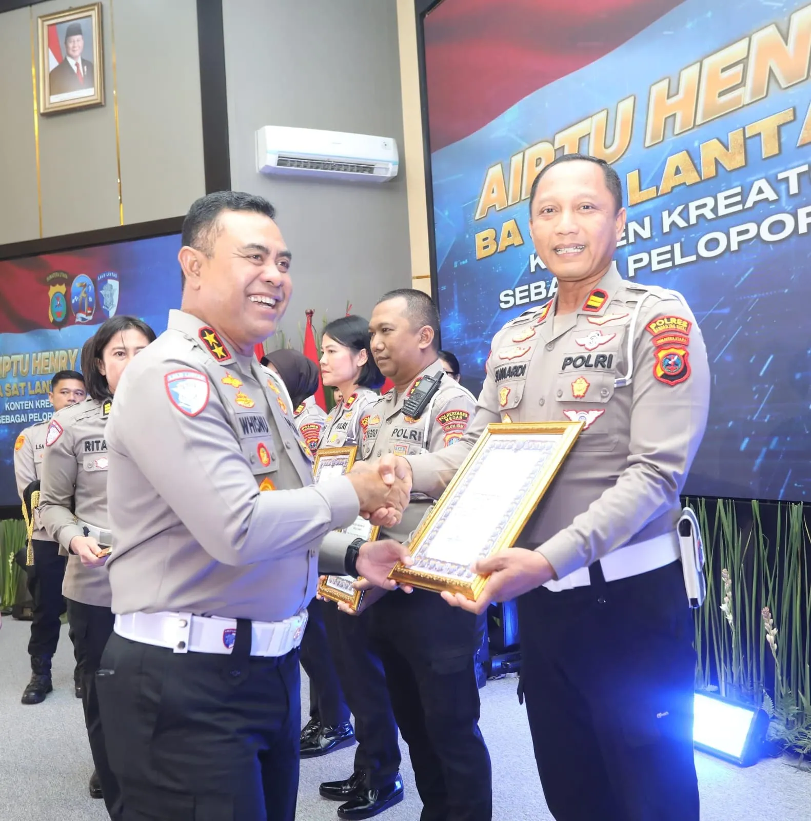 Kapolda Sumut Apresiasi Kasat Lantas Polres Madina atas Prestasi Pengelolaan PNBP