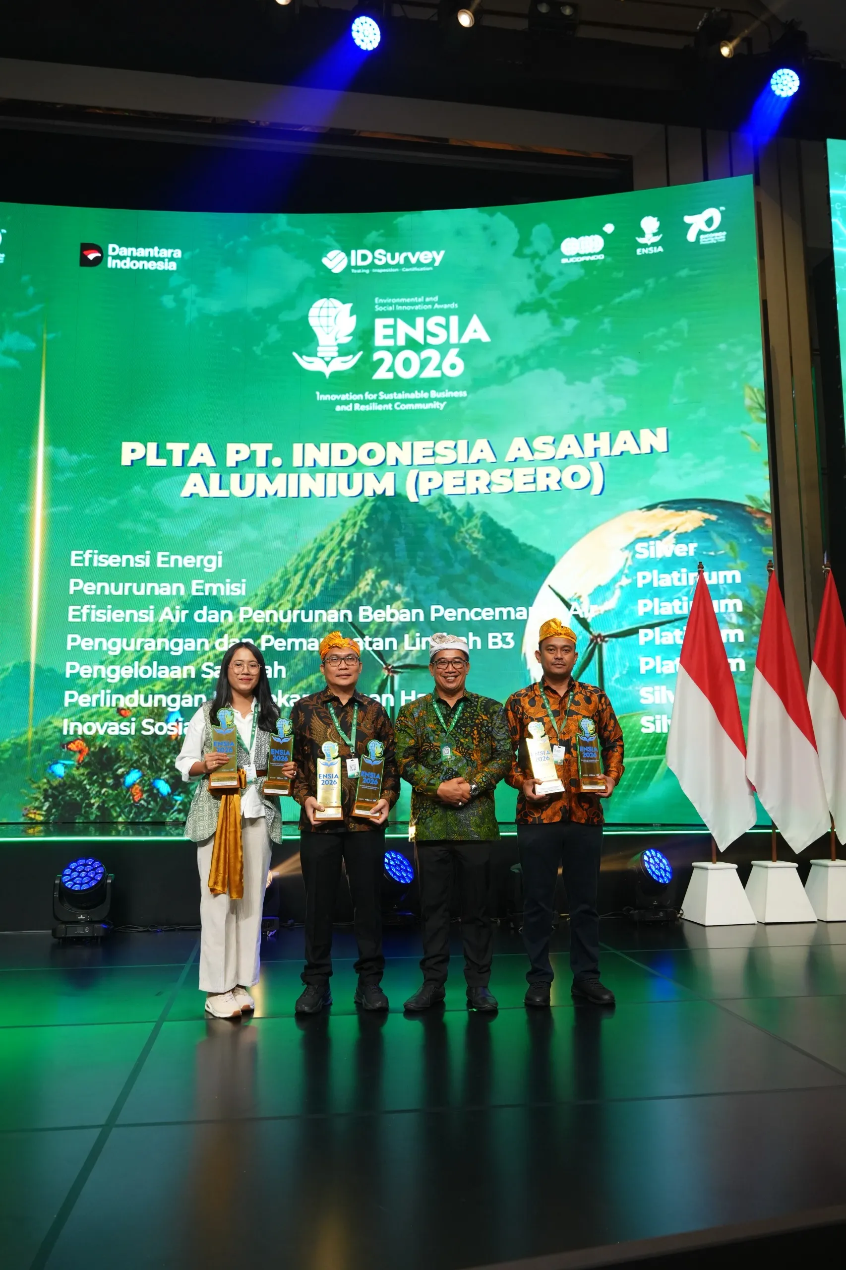 PLTA INALUM Borong 8 Penghargaan di Ajang ENSIA 2026