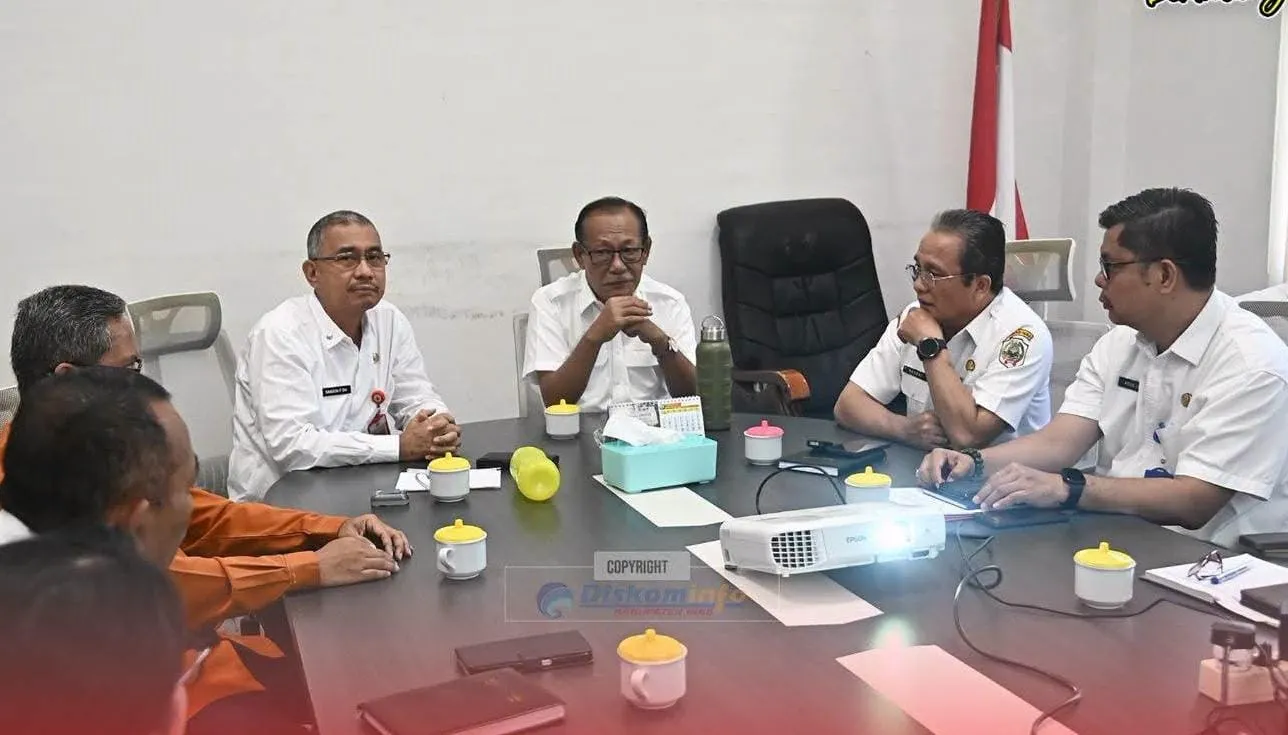 Wabup Nias Ikuti Rakor Inflasi Daerah Secara Daring