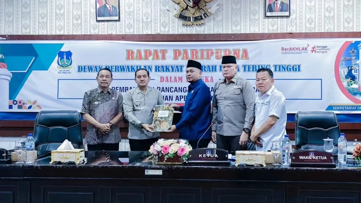 6 Fraksi DPRD Tebingtinggi Kompak Kritik Pemko Soal APBD Perubahan 2026